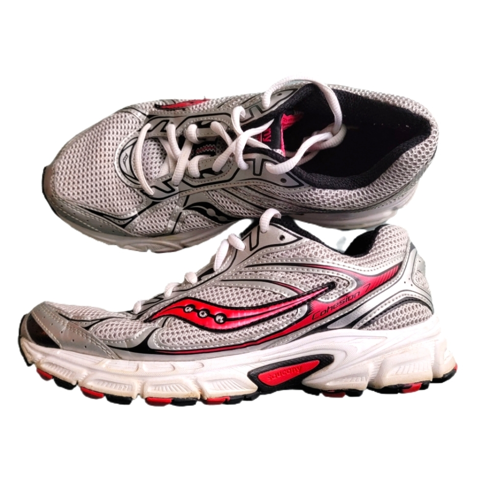 Saucony Cohesion Womens Silver Pink‎ 15181-16 Lace